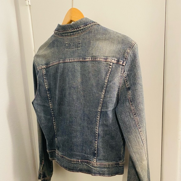fcuk cropped jean jacket (M) - Picture 9 of 11